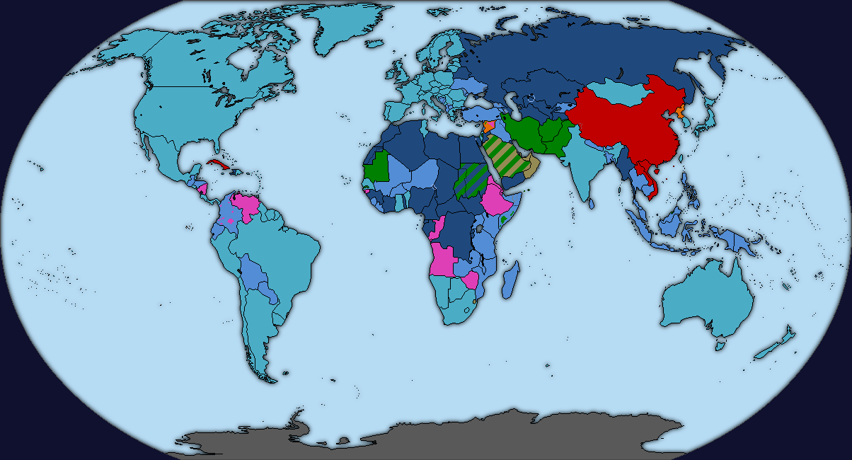 World map of ideologies